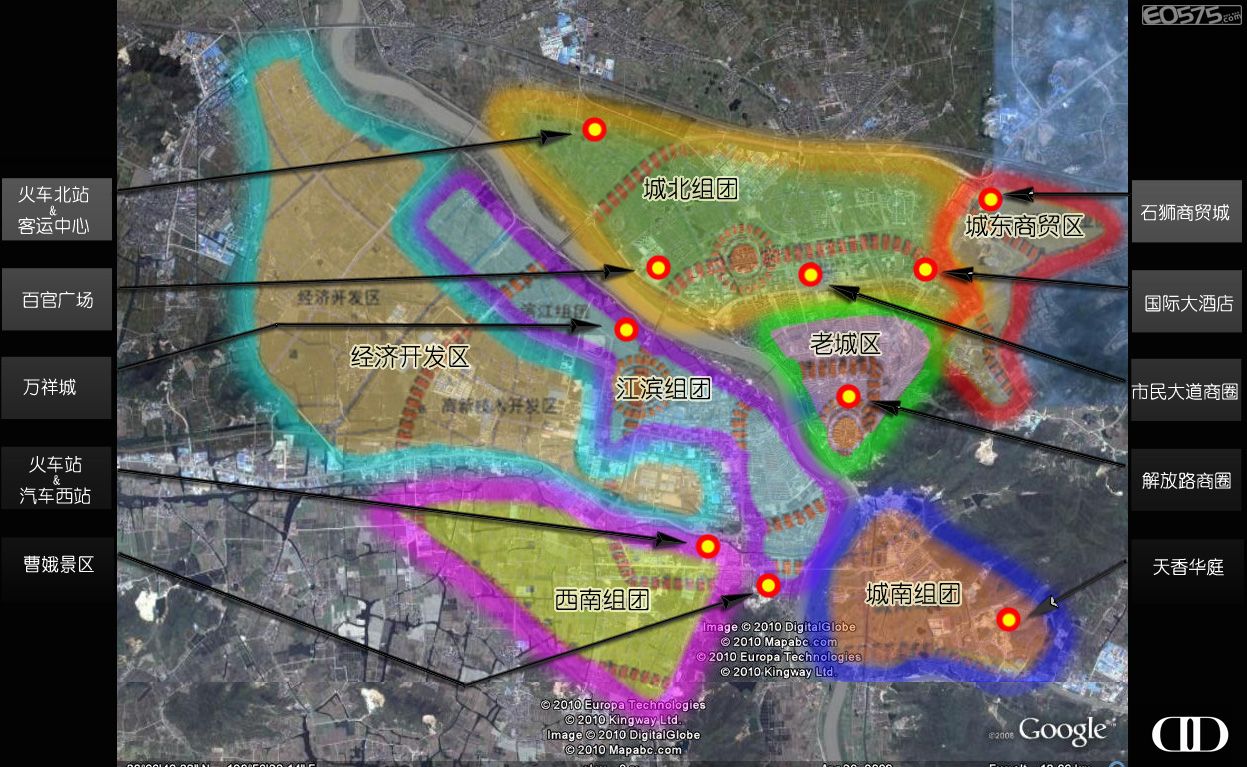 上虞市区非精确划分