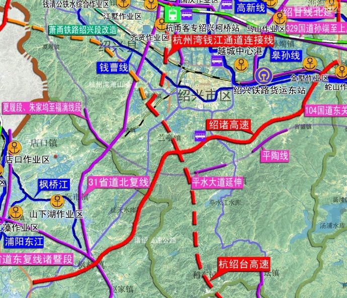 杭绍台高速公路要开建 绍兴到店口将有快速通道