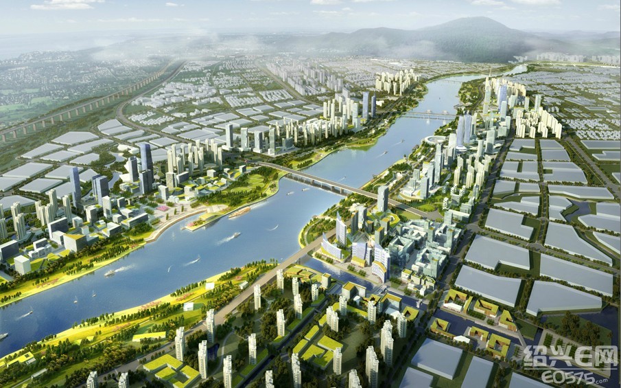 "一江两岸"高清规划大图
