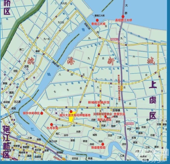 2014年6月底至7月下旬,赏花期预计30天左右 活动 地点 绍兴滨海新城越