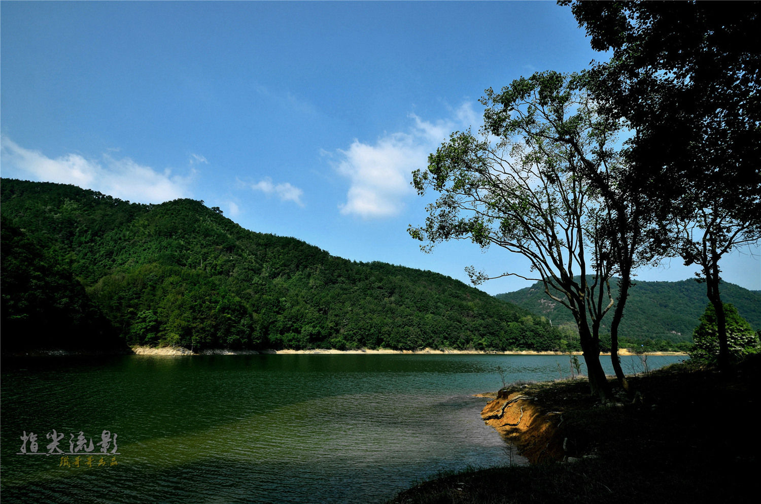 嵊州贵门乡南山湖风景