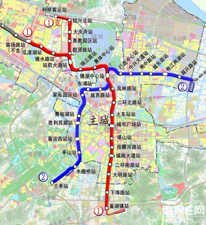 如何面对未来5年 绍兴的 地铁时代 都市圈时代图片 196161 661x720