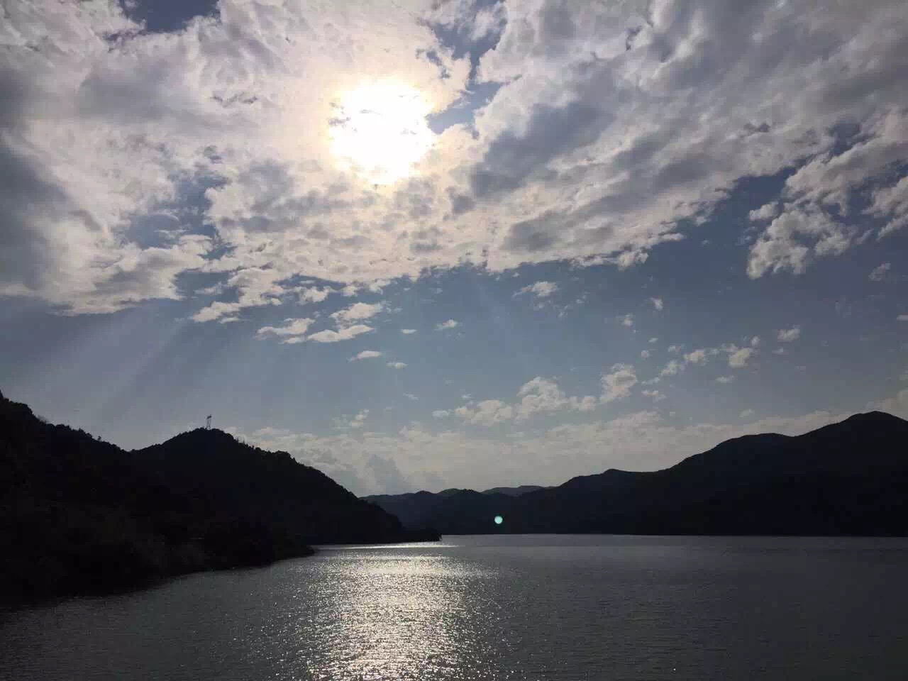 遇见(3)那日阳光下的杜湖水库