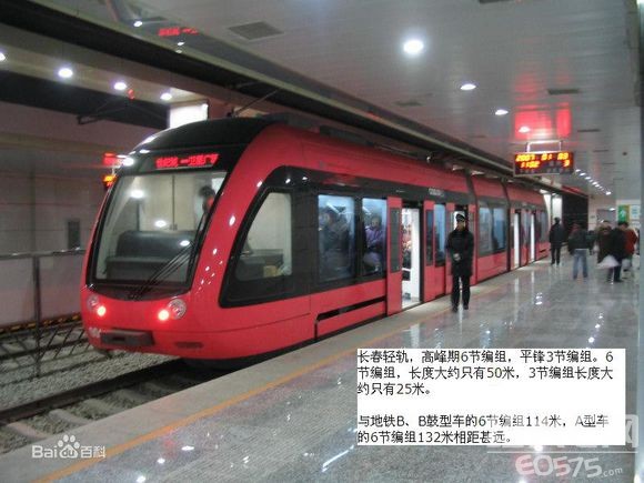 长春造不起地铁,用轻轨来替代,带轻轨车厢好小