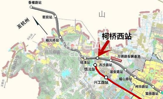 杭绍城际地铁增设柯桥西站,但无法跟绍兴轨交4号线