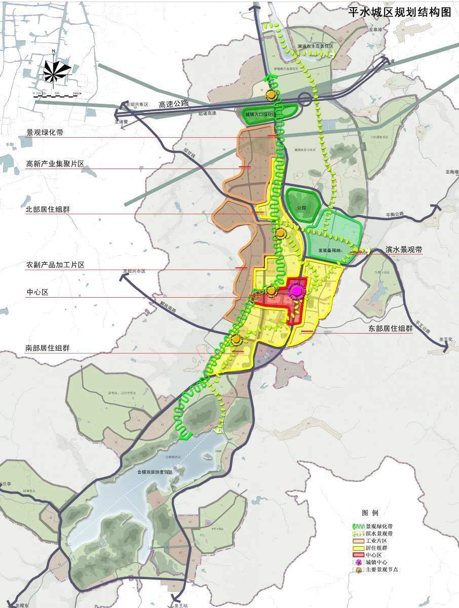 绍兴县平水副城总体规划(2007～2020)