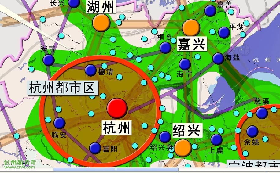 新版浙江省城镇体系规划 杭州都市圈不再圈地?