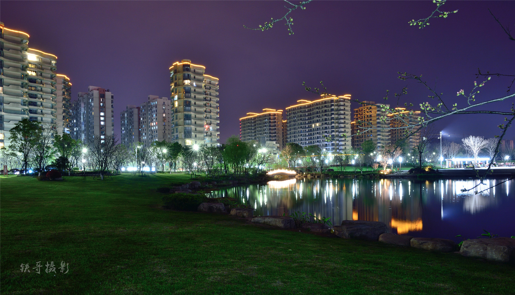 柯橋夜景,令人沉醉地美