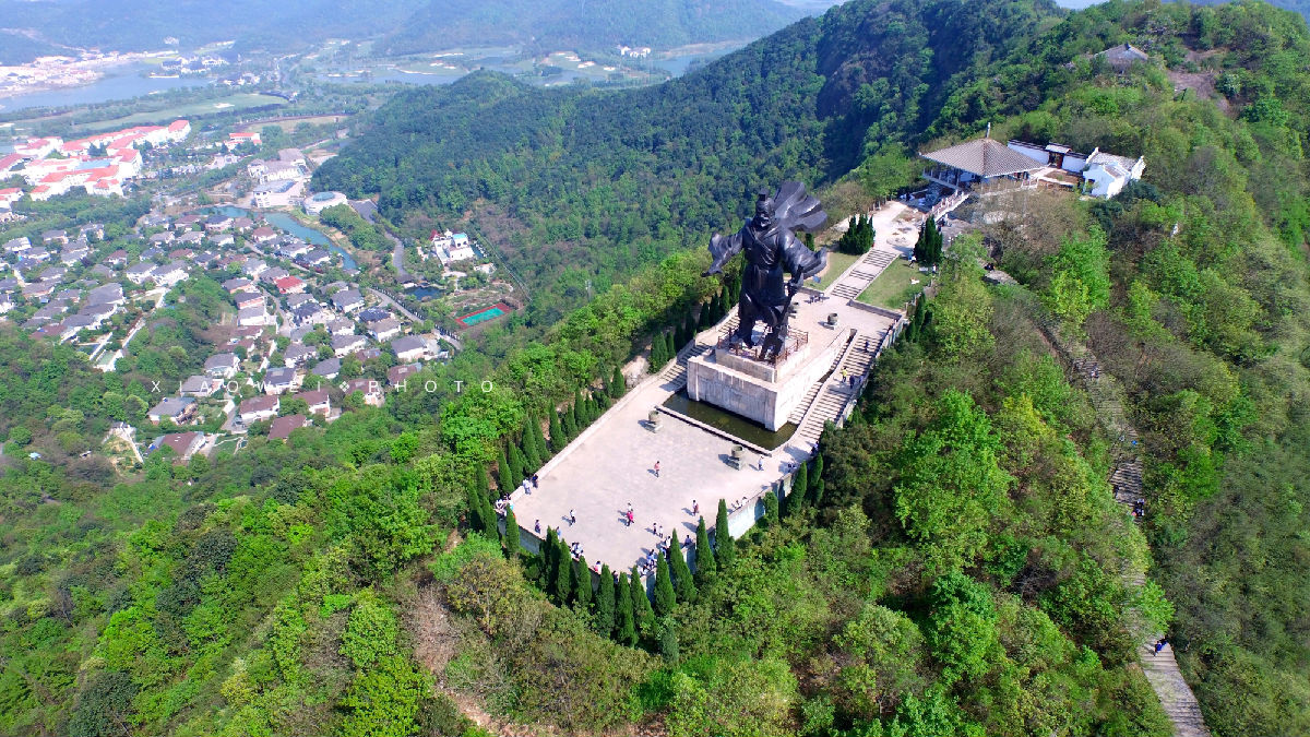 大禹陵全景图图片