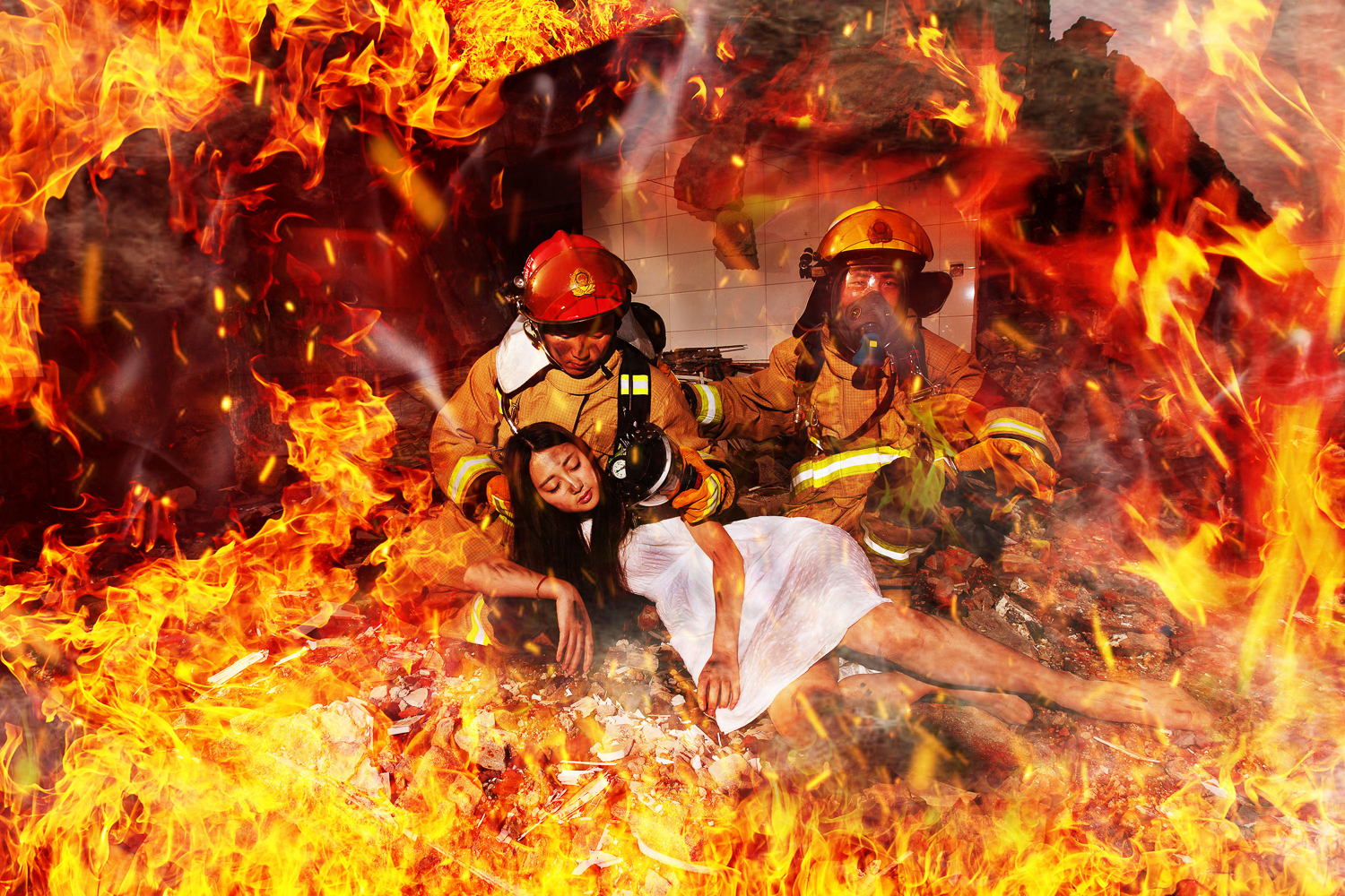 【为消防战士的烈火青春点赞】