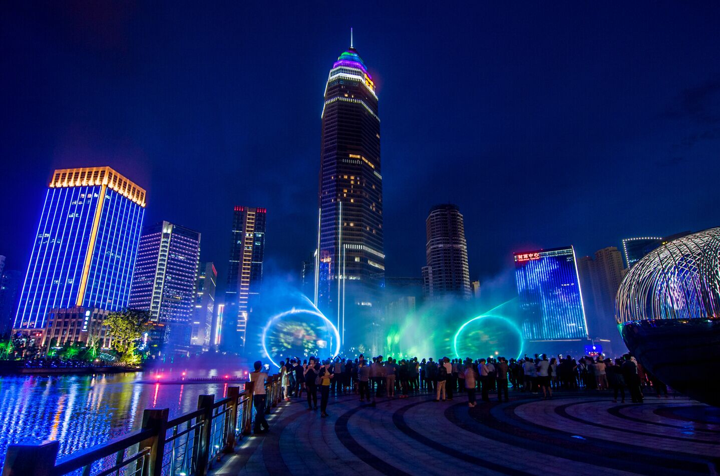 醉美绍兴------绝美梅龙湖夜色